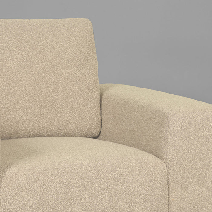Label51 Bank Ferraro 1-Zits 112x88x85 cm Zand Boucle358-1-Zitsbanken-LABEL51