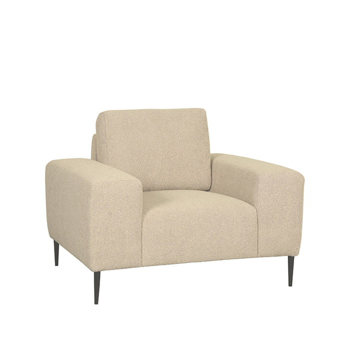 Label51 Bank Ferraro 1-Zits 112x88x85 cm Zand Boucle358-1-Zitsbanken-LABEL51