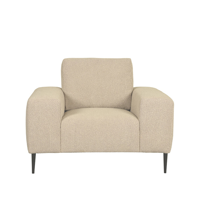 Label51 Bank Ferraro 1-Zits 112x88x85 cm Zand Boucle358-1-Zitsbanken-LABEL51