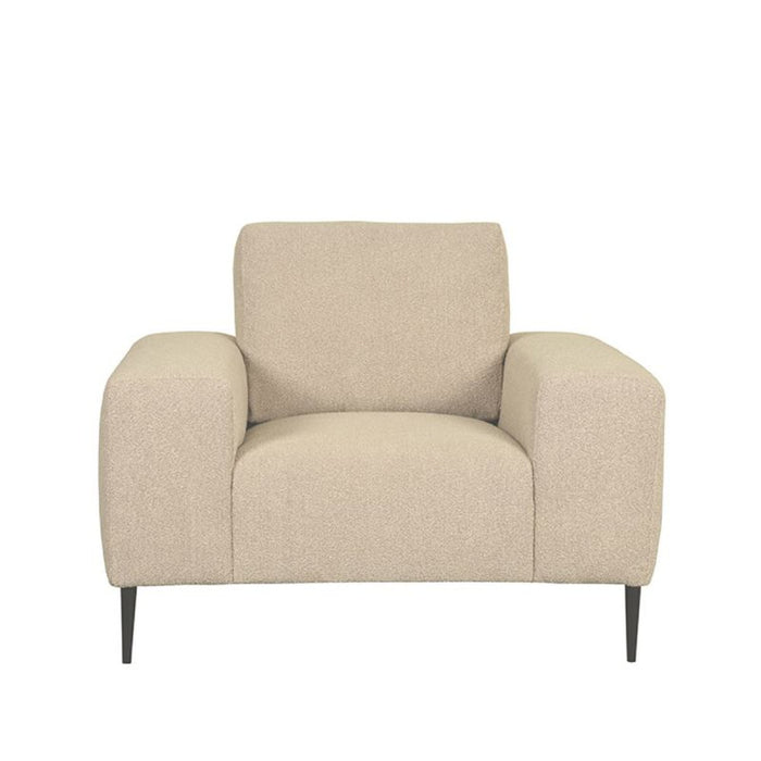 Label51 Bank Ferraro 1-Zits 112x88x85 cm Zand Boucle358-1-Zitsbanken-LABEL51