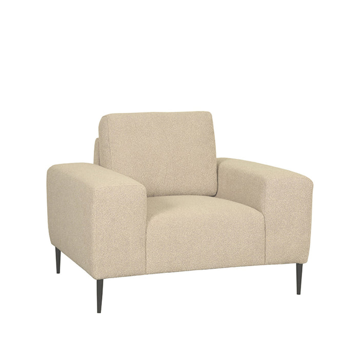 Label51 Bank Ferraro 1-Zits 112x88x85 cm Zand Boucle358-1-Zitsbanken-LABEL51