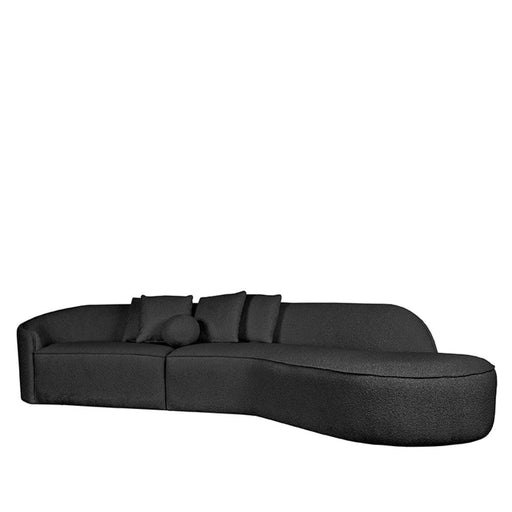 Label51 Bank Flori - Antraciet - Boucle - 4-Zits-4-Zitsbanken-LABEL51