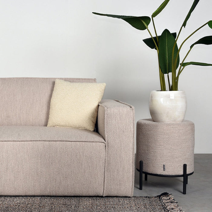 Label51 Bank Kay - Naturel - Boucle - Ottomane + 2,5-Zits-Hoekbanken-LABEL51