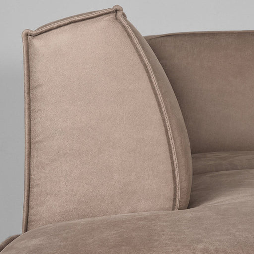 Label51 Bank Kay - Taupe - Micro Suede - Ottomane + 2,5-Zits-Hoekbanken-LABEL51