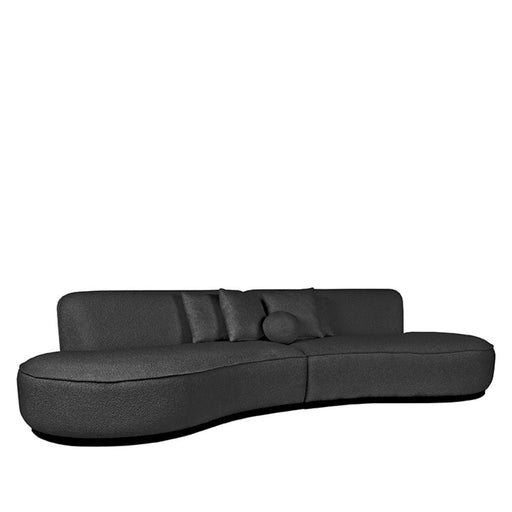 Label51 Bank Mori - Antraciet - Boucle - 4-Zits-4-Zitsbanken-LABEL51