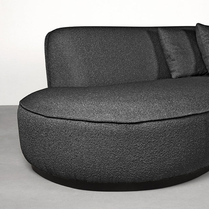 Label51 Bank Mori - Antraciet - Boucle - 4-Zits-4-Zitsbanken-LABEL51