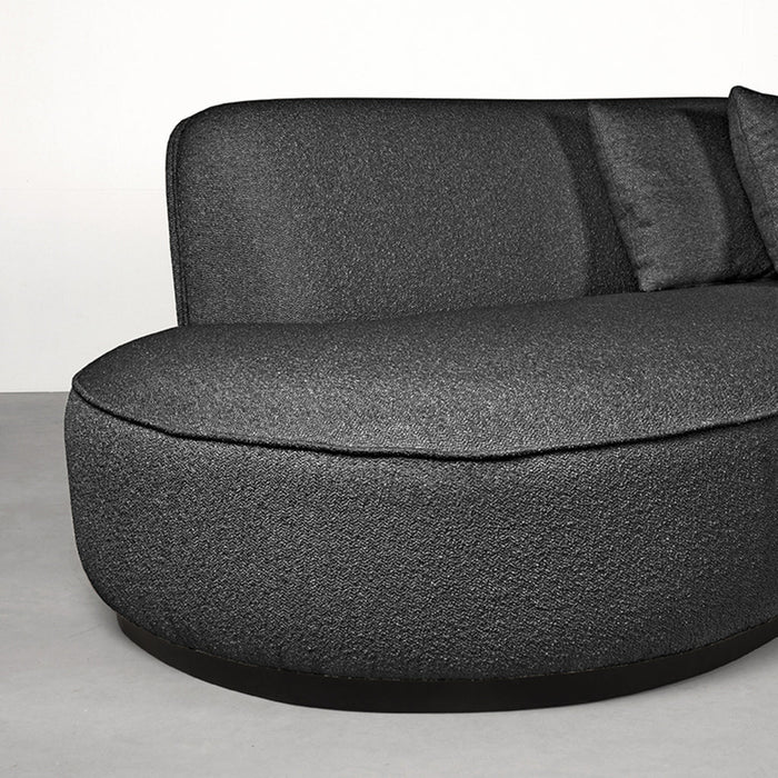Label51 Bank Mori - Antraciet - Boucle - 4-Zits-4-Zitsbanken-LABEL51