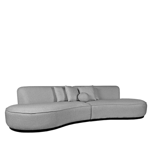Label51 Bank Mori - Grijs - Boucle - 4-Zits-4-Zitsbanken-LABEL51