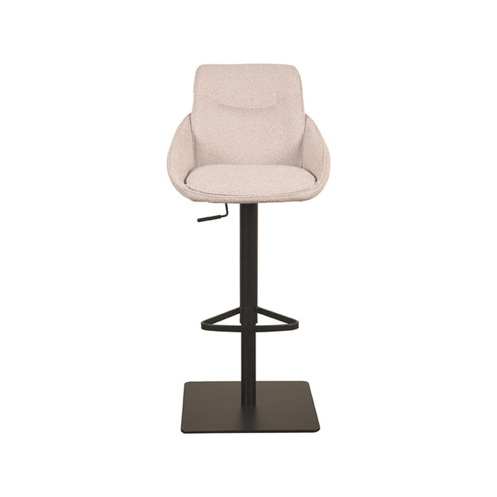 Label51 Barkruk Beauty 52x58,5x88,5-113 cm Naturel | Boucle-Barkrukken-LABEL51