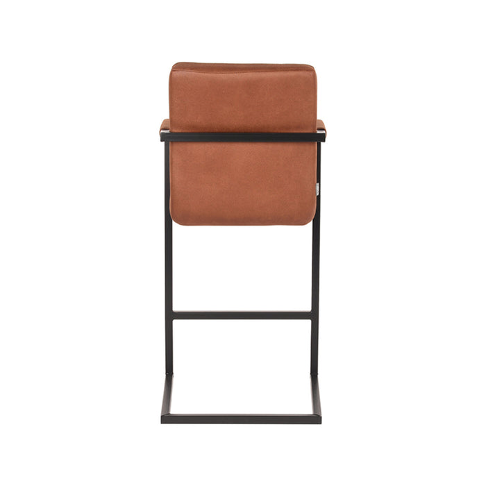 Label51 Barkruk Denmark - Cognac - Microfiber - Zithoogte 65-Barkrukken-LABEL51
