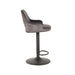 Label51 Barkruk Fer 45x47x92-113 cm Velours Antraciet-Barkrukken-LABEL51