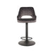Label51 Barkruk Fer 45x47x92-113 cm Velours Antraciet-Barkrukken-LABEL51