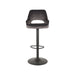 Label51 Barkruk Fer 45x47x92-113 cm Velours Antraciet-Barkrukken-LABEL51