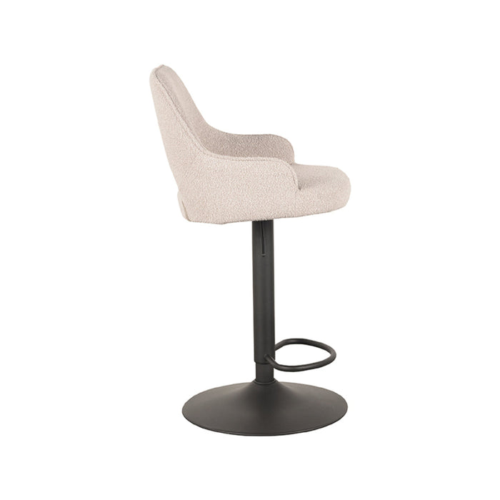 Label51 Barkruk Fer 45x47x92-113 cm wit Boucle-Barkrukken-LABEL51