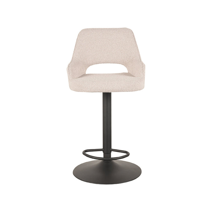 Label51 Barkruk Fer 45x47x92-113 cm wit Boucle-Barkrukken-LABEL51