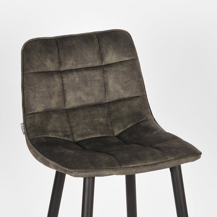 Label51 Barkruk Jelt - Hunter - Velours - Zithoogte 65-Barkrukken-LABEL51