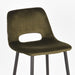 Label51 Barkruk Josh - Army green - Fluweel - Zithoogte 78-Barkrukken-LABEL51
