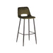 Label51 Barkruk Josh - Army green - Fluweel - Zithoogte 78-Barkrukken-LABEL51