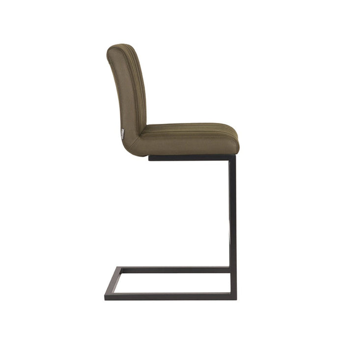 Label51 Barkruk Milo - Army green - Microfiber - Zithoogte 65-Barkrukken-LABEL51