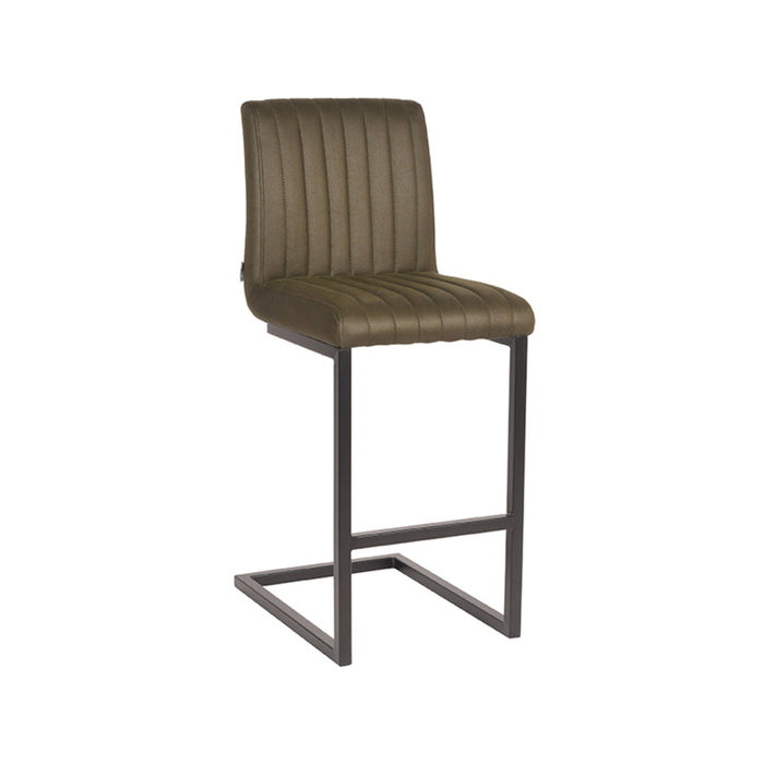 Label51 Barkruk Milo - Army green - Microfiber - Zithoogte 65-Barkrukken-LABEL51