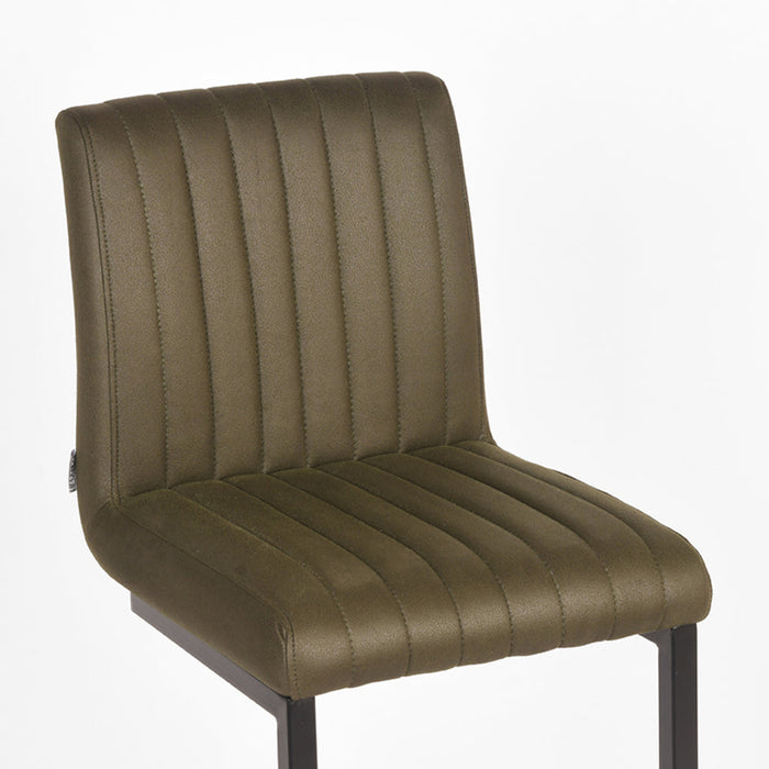 Label51 Barkruk Milo - Army green - Microfiber - Zithoogte 65-Barkrukken-LABEL51
