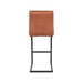 Label51 Barkruk Milo - Cognac - Microfiber - Zithoogte 65-Barkrukken-LABEL51