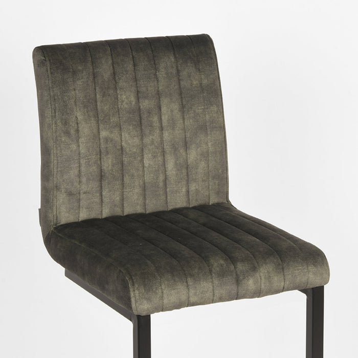 Label51 Barkruk Milo - Hunter - Velours - Zithoogte 65-Barkrukken-LABEL51