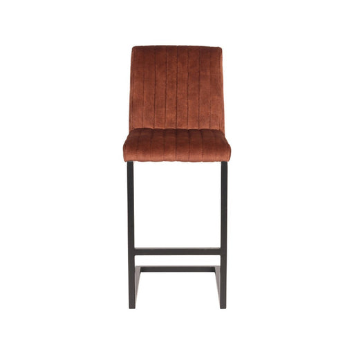 Label51 Barkruk Milo - Rust - Velours - Zithoogte 65-Barkrukken-LABEL51