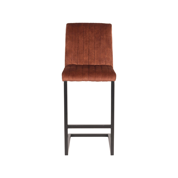 Label51 Barkruk Milo - Rust - Velours - Zithoogte 65-Barkrukken-LABEL51