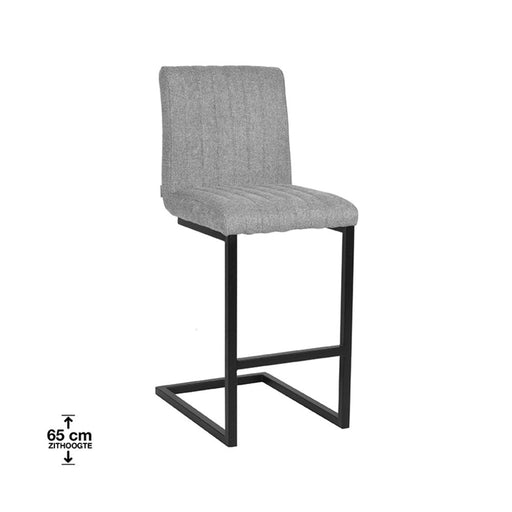 Label51 Barkruk Milo - Zinc - Weave - Zithoogte 65-Barkrukken-LABEL51
