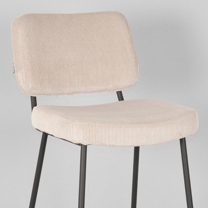 Label51 Barkruk Noah - Naturel - Ribcord - Zithoogte 78-Barkrukken-LABEL51
