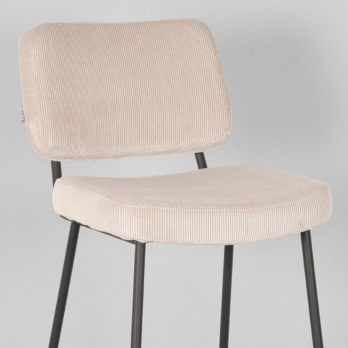 Label51 Barkruk Noah - Naturel - Ribcord - Zithoogte 78-Barkrukken-LABEL51