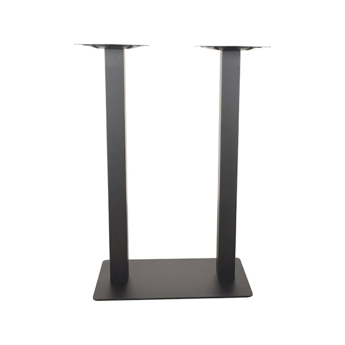 Label51 Bartafel Tafelpoot Dubbel - Zwart - Metaal - Dubbel - 108 cm-Bartafels-LABEL51