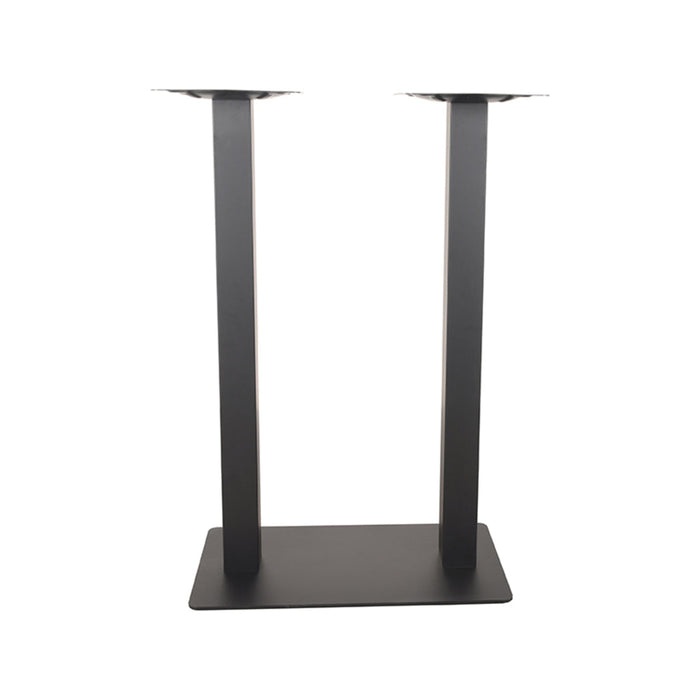 Label51 Bartafel Tafelpoot Dubbel - Zwart - Metaal - Dubbel - 108 cm-Bartafels-LABEL51