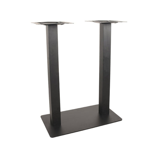 Label51 Bartafel Tafelpoot Dubbel - Zwart - Metaal - Dubbel - 92 cm-Bartafels-LABEL51
