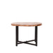 Label51 Bijzettafel Dex - Rough - Mangohout - Rond - 60 cm-Bijzettafels-LABEL51