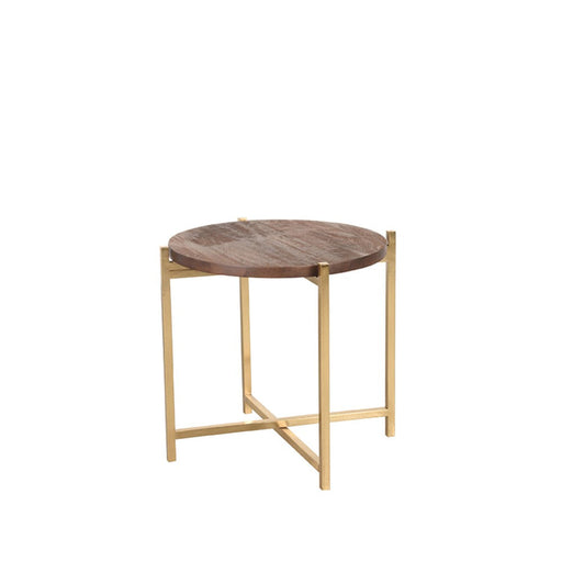 Label51 Bijzettafel Dox - Espresso - Mangohout-Bijzettafels-LABEL51