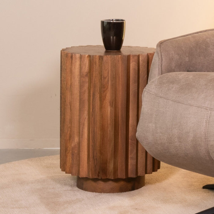 Label51 Bijzettafel Novan - Natural - Mango wood-Bijzettafels-LABEL51