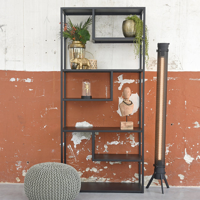 Label51 Boekkast Loft - Zwart - Metaal-Boekenkasten-LABEL51