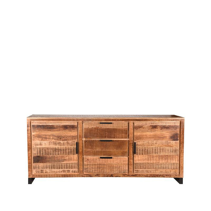Label51 Dressoir Glasgow - Rough - Mangohout - 190 cm-Dressoirs-LABEL51