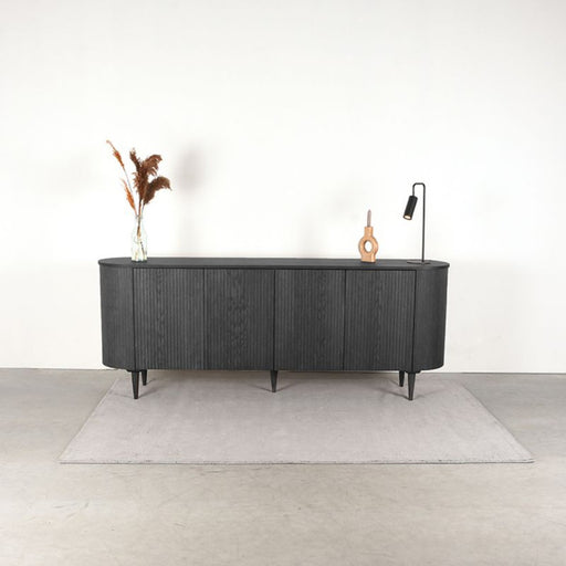 Label51 Dressoir Oliva 220x47x85 cm zwart-LABEL51