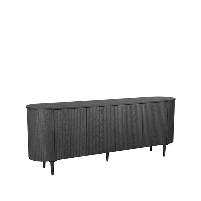 Label51 Dressoir Oliva 220x47x85 cm zwart-LABEL51