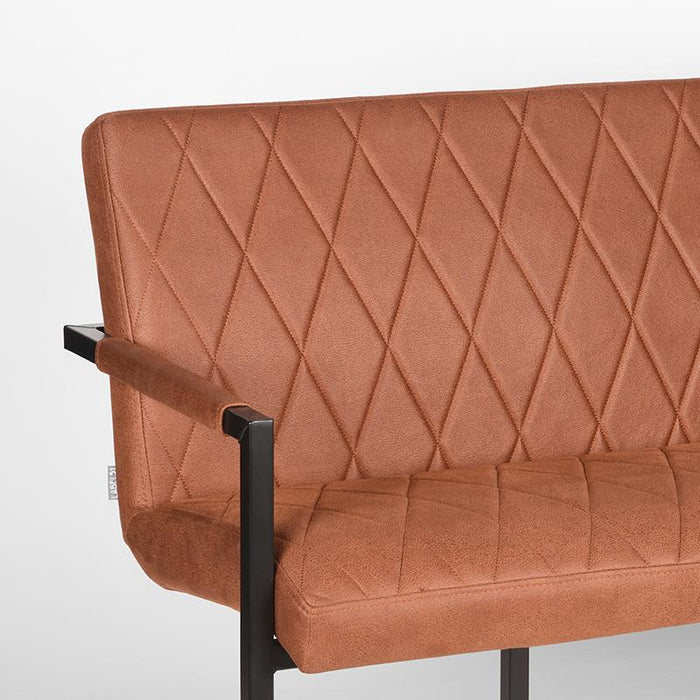 Label51 Eetkamerbank Denmark - Cognac - Microfiber - 155 cm-Eetkamerbanken-LABEL51