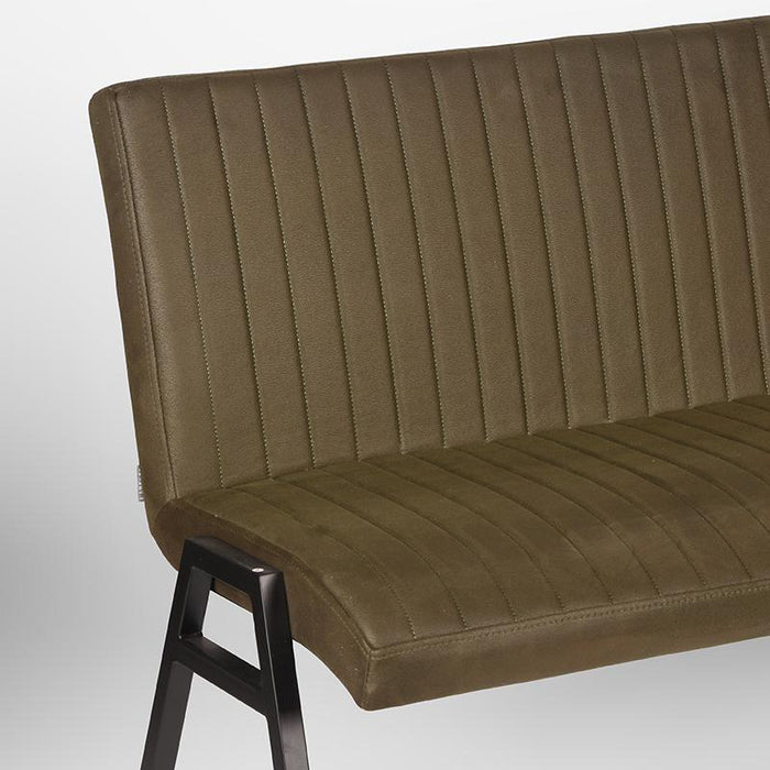 Label51 Eetkamerbank Matz - Army green - Microfiber - 145 cm-Eetkamerbanken-LABEL51