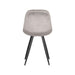 Label51 Eetkamerstoel Capri - Grijs - Fluweel-Eetkamerstoelen-LABEL51