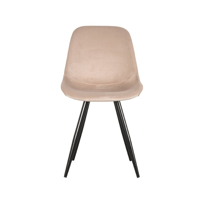 Label51 Eetkamerstoel Capri - Zand - Fluweel-Eetkamerstoelen-LABEL51