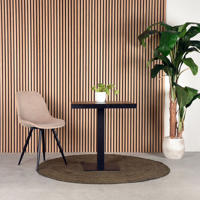 Label51 Eetkamerstoel Capri - Zand - Fluweel-Eetkamerstoelen-LABEL51