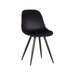 Label51 Eetkamerstoel Capri - Zwart - Fluweel-Eetkamerstoelen-LABEL51