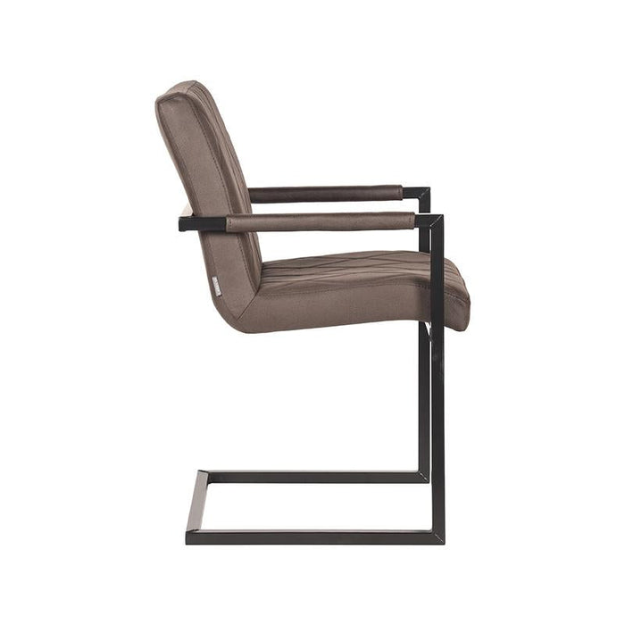 Label51 Eetkamerstoel Denmark - Antraciet - Microfiber-Eetkamerstoelen-LABEL51