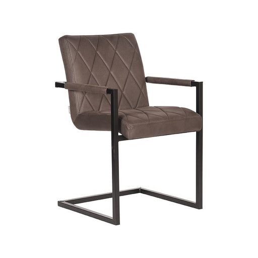 Label51 Eetkamerstoel Denmark - Antraciet - Microfiber-Eetkamerstoelen-LABEL51